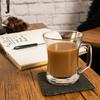 Kaffeetasse - lav - Set 6 Stück - klares Glas - moderner Stil - 225ml
