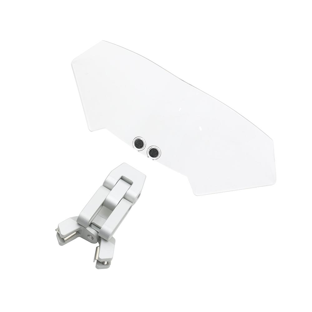 For Kawasaki BMW Ducati Honda Yamaha Suzuki Motorcycle Windshield Extension Universal Adjustable Windscreen Wind Deflector