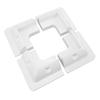 4pcs Solar Panel Corner Bracket Anti UV ABS Solar Panel Roof Drill Free Support Mount for RV Boats