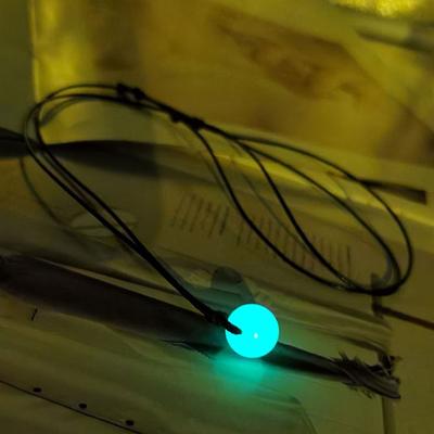 Bracelet For Women Glowing Gem Charm Jewelry Leather Rope Halloween Pendant Hollow Luminous Stone Pendant Necklace Gifts