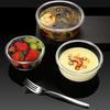 Steamed egg bowl with lid, household baby bowl, glass bowl specially designed for microwave ovens, heat-resistant