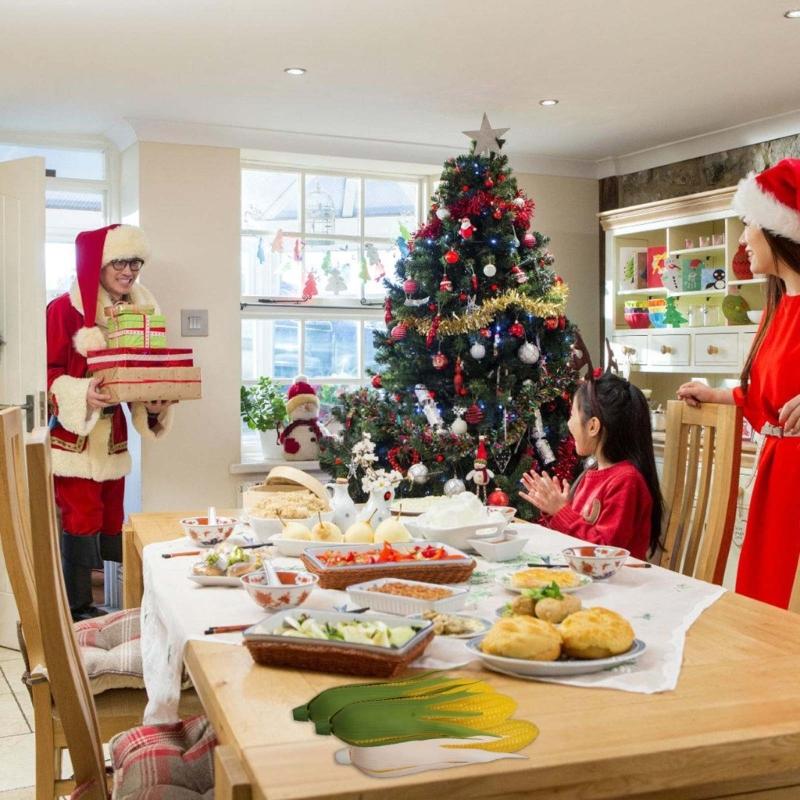 6Pcs Artificial Corn Realistic Fake Corn Simulation Corn Simulation Vegetable for Thanksgiving Decorations Photo Props