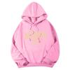 New casual sports sweater fleece hooded sports sweater men's and women's autumn and winter sports fashion