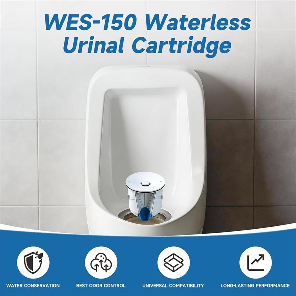 BHBL WES-150 WaterFree Urinal Cartridge for All Waterfree Urinals,Urinal Cartridge Replacement Replace for Falcon FWFC