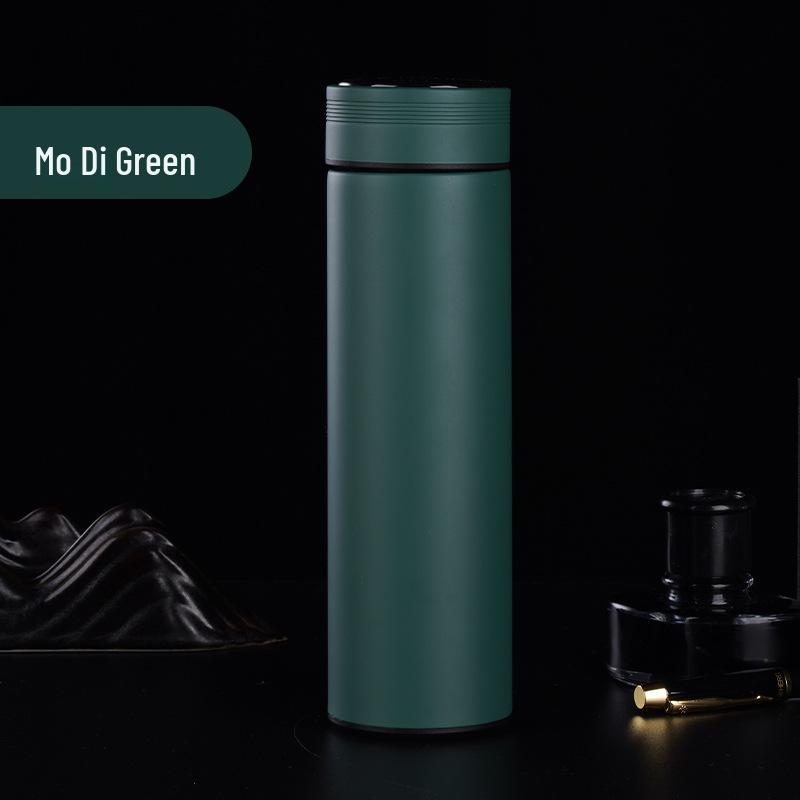 304 Stainless Steel Smart Temperature Display Insulated Water Cup with LED - Customizable Gift