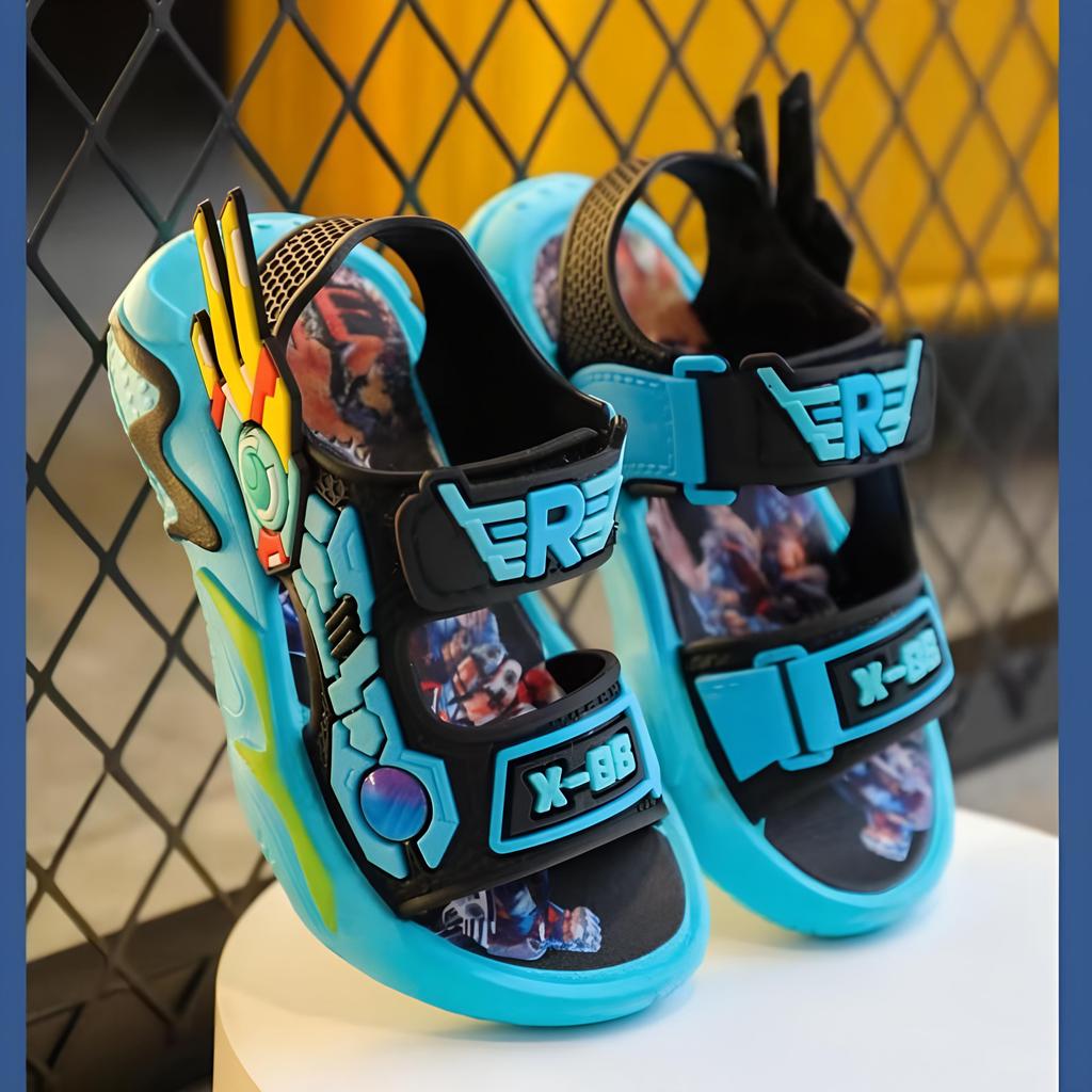 Boys' Sandals New Summer  Wear-resistant Little Boys Beach Shoes Large Children's Shoes Beach Shoes