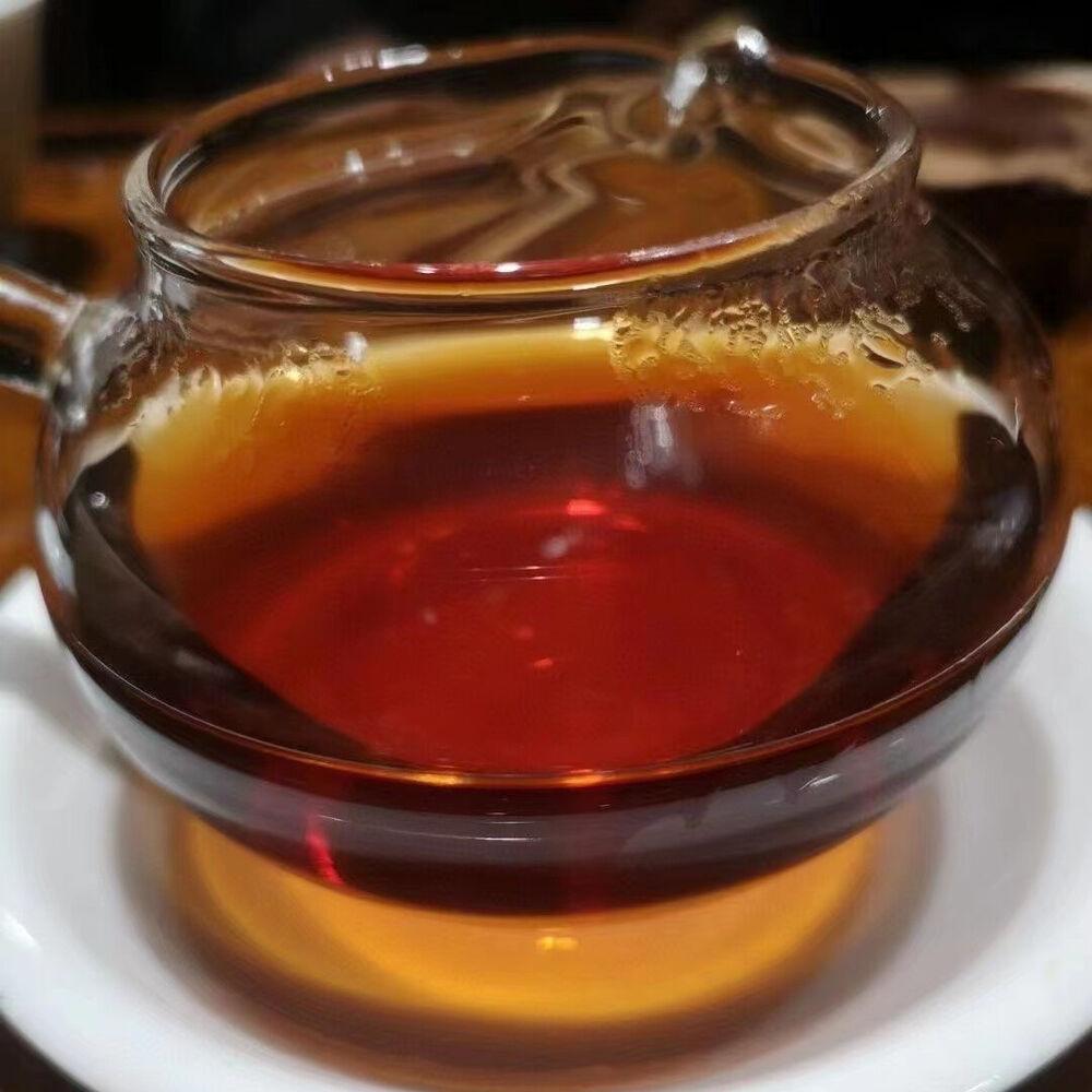 357g Yunnan Puerh Olgun Çay Kek 2004 Panda Palace Pu'er Çay Eski Pu-erh Kek Çay