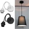 High Temperature Resistant Pendant Socket Full Teeth Hanging Lamp Holder Durable   Living Room