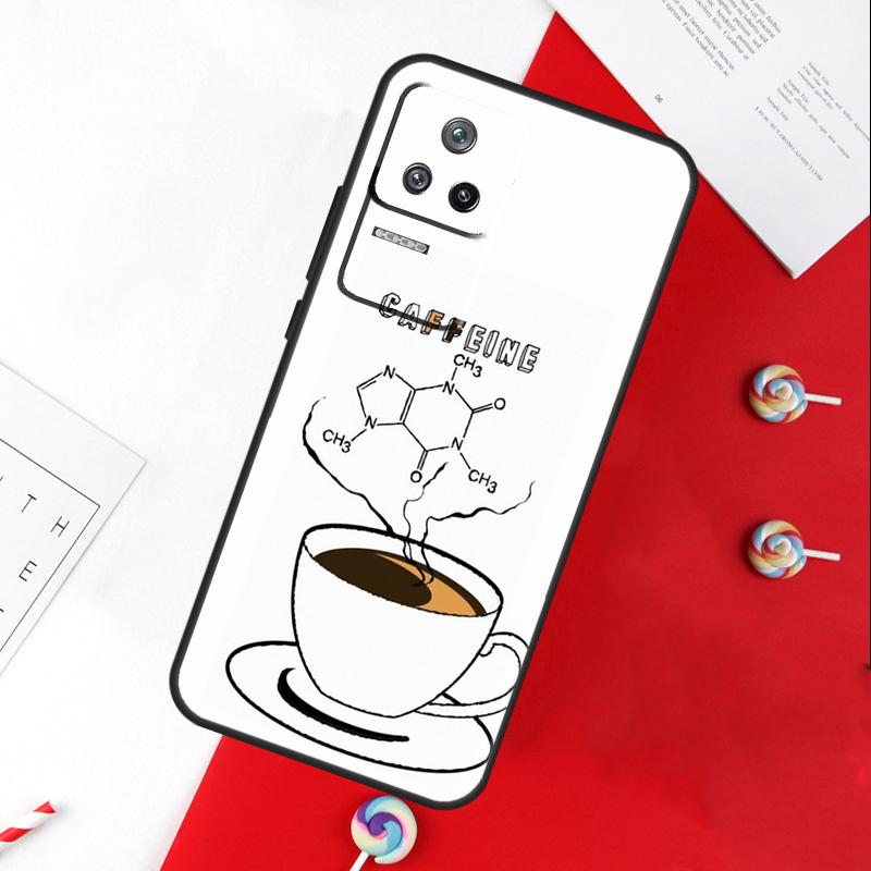 Science Chemistry Caffeine Cover For Xiaomi 14T 11T 12T 13T Pro 13 14 15 Ultra POCO X7 Pro X3 X5 X6 F5 F6 M6 Pro Case