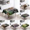 Tiger Lion Jungle Animal Tablecloth Outdoor Camping  Party Restaurant Table Decoration Waterproof Kitchen Home Decor