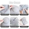 Portable Inflatable Travel Neck Pillow Waist Pillow Foldable Travel Essentials Providing Waist and Neck Support