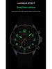 Ofns Luxury Quartz Watch: Luminous, Rotating Bezel, Waterproof & Single Calendar - Men's Business Wristwatch.