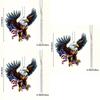 Unique 2d American Bald Eagle Independence Day Car Hanging Ornament Acrylic Dcor