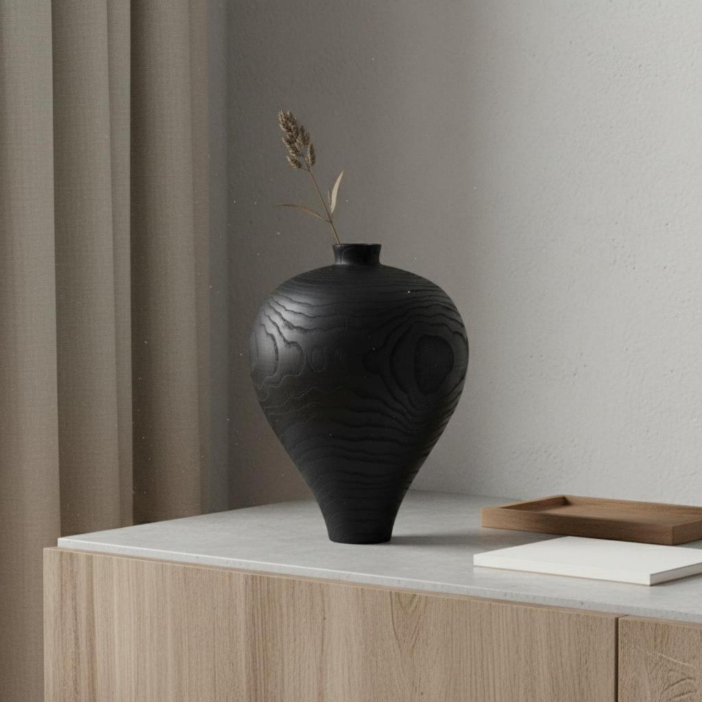 Wabi-Sabi Aesthetic Decorative Vessel Tabletop Ornament for Hotel