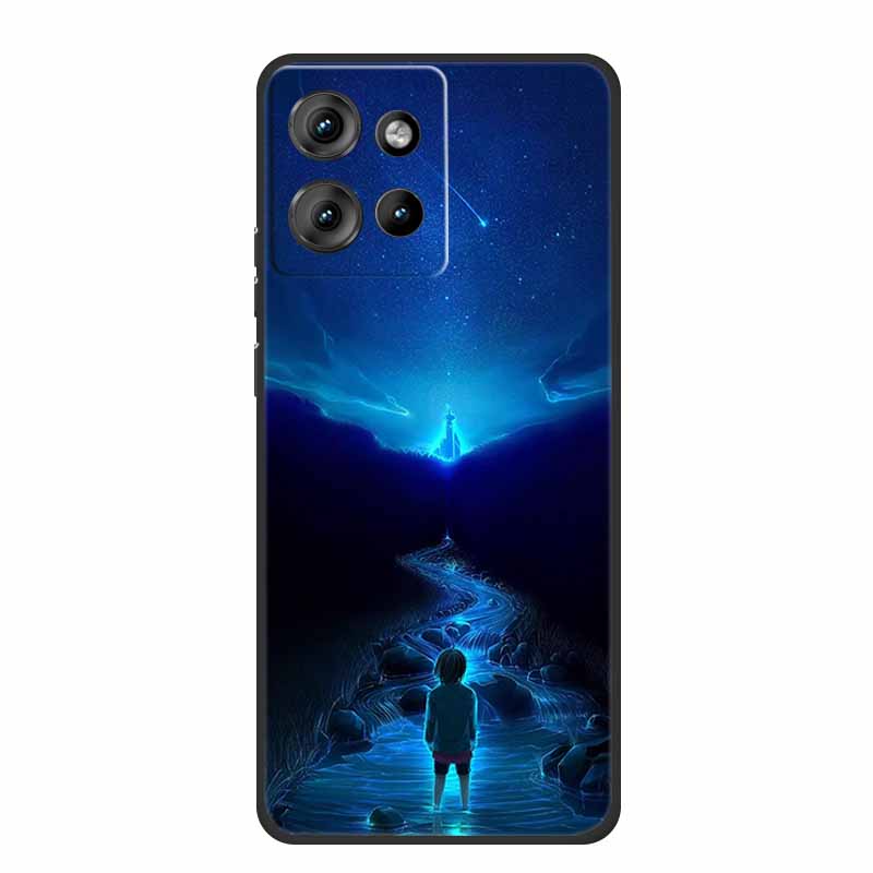 Phone Case For Motorola Moto G86 Power Edge 50 Neo G75 S50 Edge 50 5G Case S 50 Coque Shockproof Black Silicone Soft Back Cover