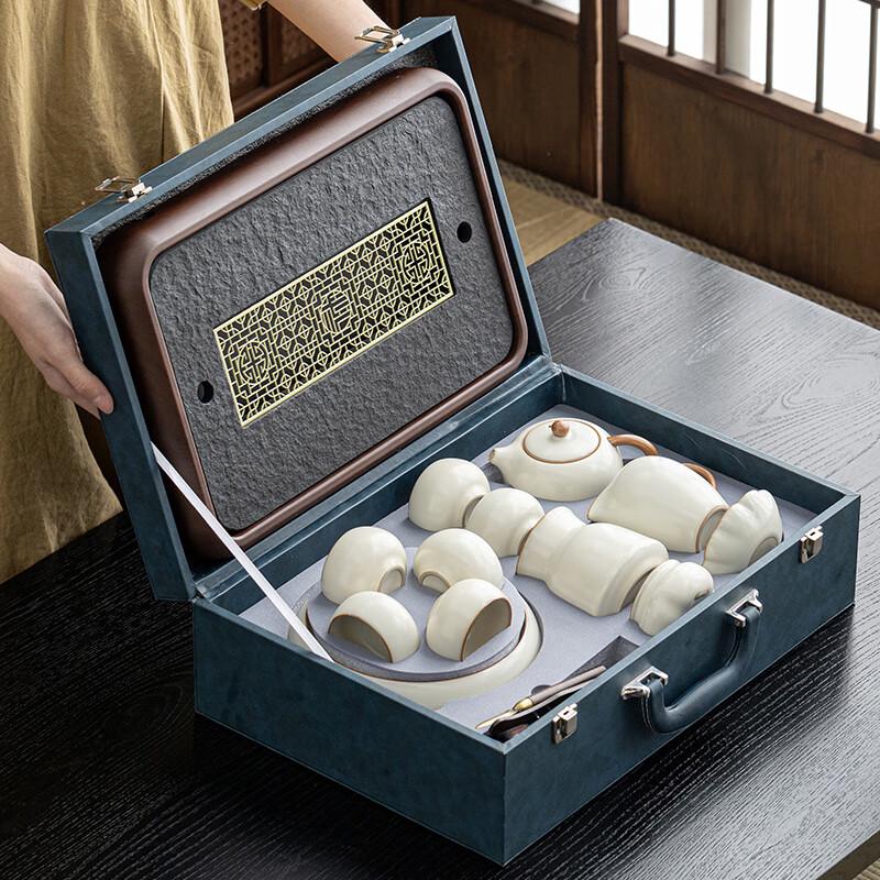 Weidu Ru Kiln Ceramic Kung Fu Tea Set