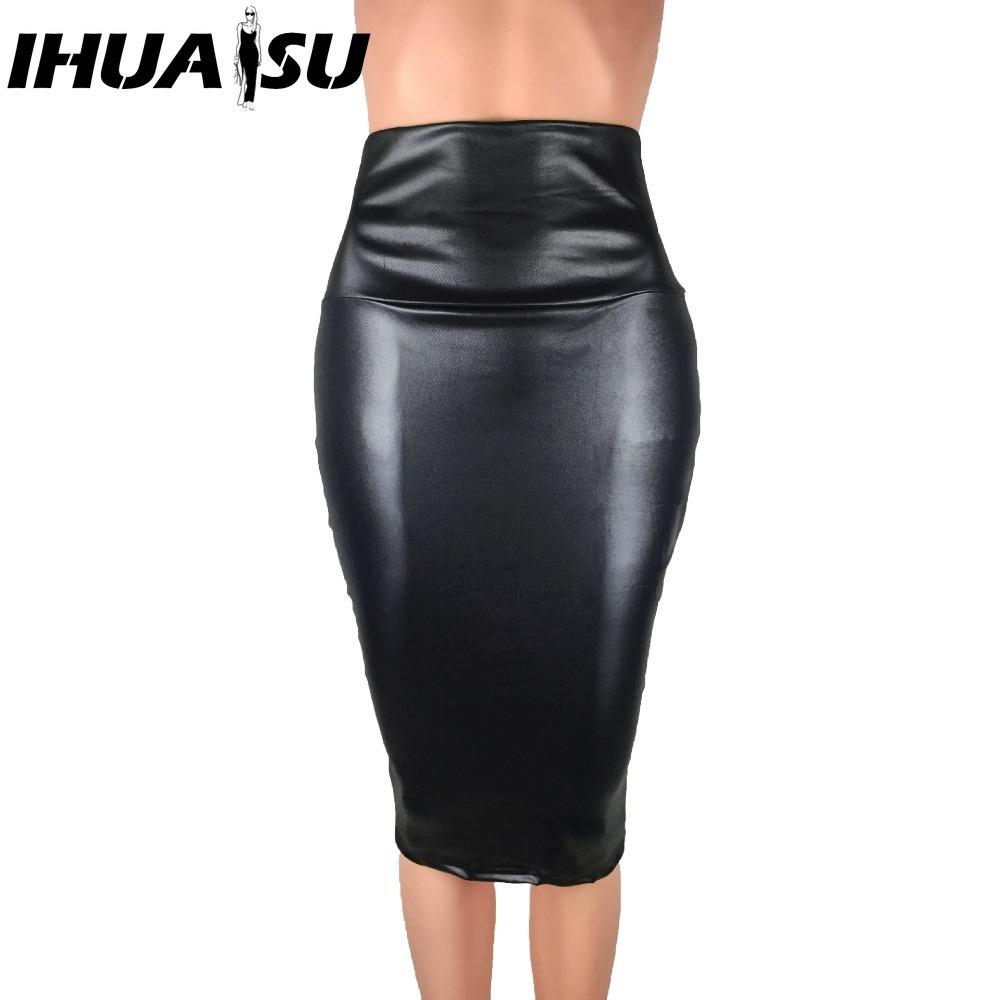 

IHUASU Женская Мода Повседневная Однотонная Принтованная Летняя Весенняя Юбка XXL чёрный