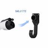 EV Charger Holder Electric Vehicle Charging Cable Hook Mount Bracket for J1772 Type2 European Standard Charger Accessories