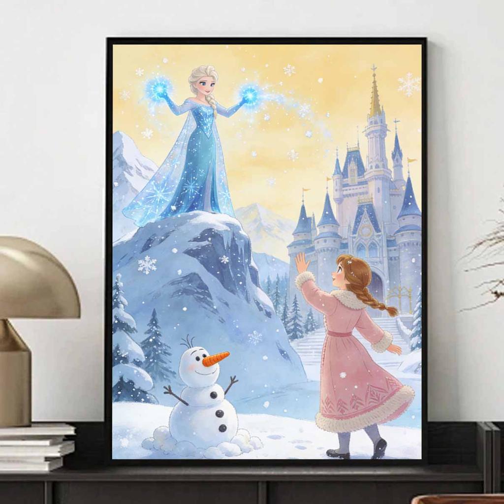 Disney Diamond Painting Art Set Handmade Cross Stitch DIY Frozen Elsa Snow Wall Decor Gift