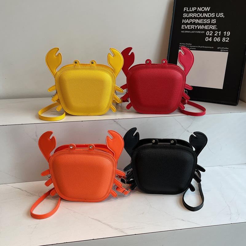 Niche Design Irregular Bag for Women New Creative Street Style Crab Bag Ins Style Personality Street Small Square Bag