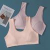 Women's Cotton Vest-Style Bra for Middle-Aged & Elderly: Lightweight Summer T-Shirt Underwear