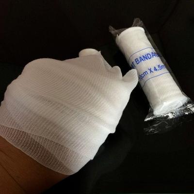 Cotton Elastic Bandages Skin Friendly Breathable First Aid Kit Gauze Wound Dressing Medical Nursing Emergency Care