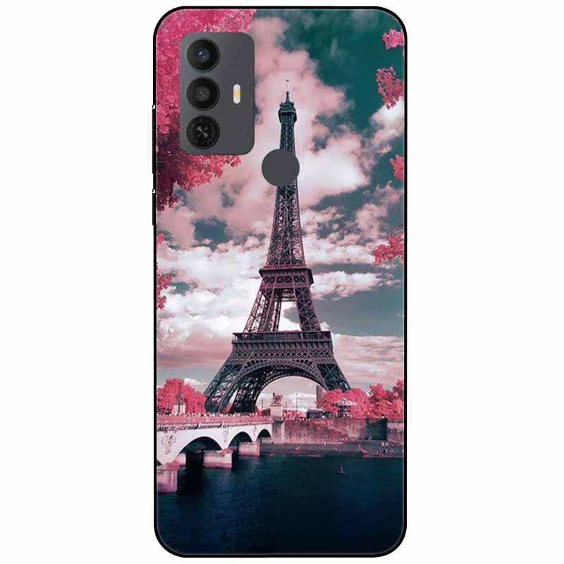 Für TCL 30 SE Hülle 305 6.52'' Silikon Weich Mode TPU Handyhülle für TCL 305 306 30SE Hülle 6165A Bumper Funda für TCL30SE 405