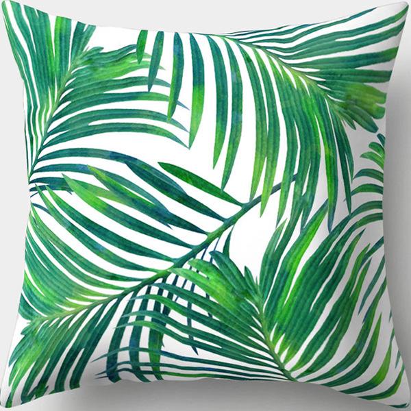 New Creative Home Green Plant Succulent Pillowcase Flower Leaves Car Pillow Cushion