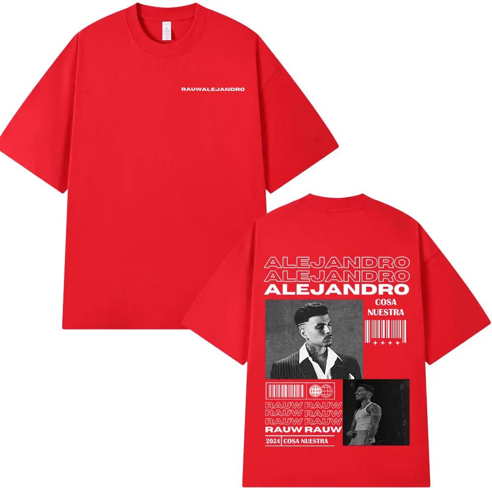 

Singer Rauw Alejandro Cosa Nuestra Tshirt Unisexs Women Vintage Fashion Short Sleeve T Shirt 100 Cotton Casual Oversized TShirts S