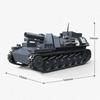 Military War Series WW1 World War I Building Blocks Set Heavy Tank Armored Vehicle Model DIY Kids Toys Boy Birthday Gift