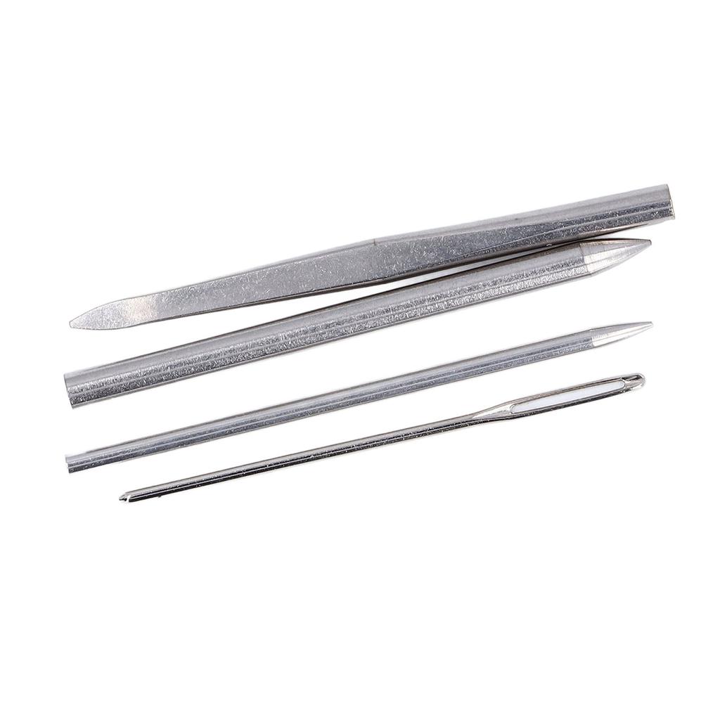6PCS Paracord Stitching Set Stainless Steel Lacing Needles Smoothing Tool for DIY Paracord Work