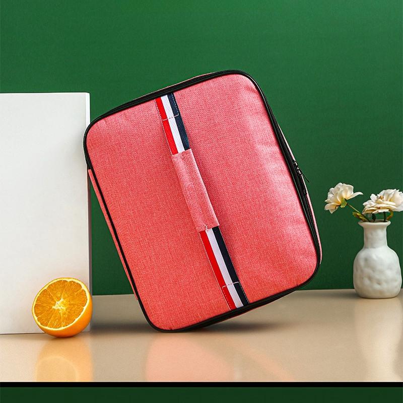 New Student Food Insulated Bag Large Capacity Portable Lunch Insulated Bag Bento Bag Outdoor Portable Waterproof Lunch Box Bag