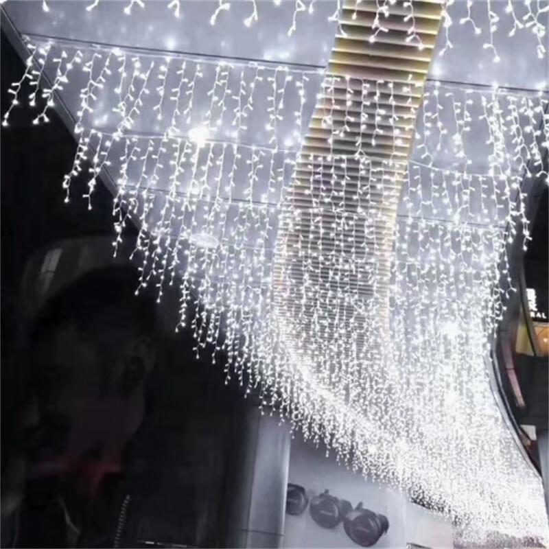 LED Curtain Icicle String Lights