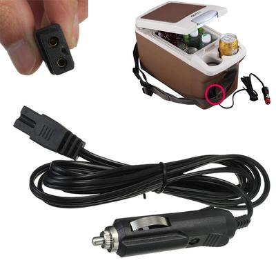 Portable Extension Cord Auto Universal Car Fridge Cable 2 Pin Connection Cigarette Lighter Plug
