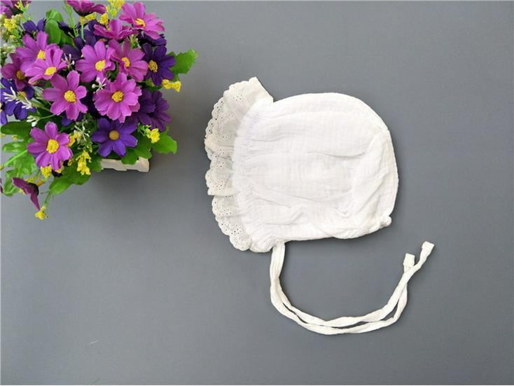 

Дитячий капелюшок принцеси в корейському стилі - М яка марля Весна/Літо Захисник тім ячка для новонароджених One Size