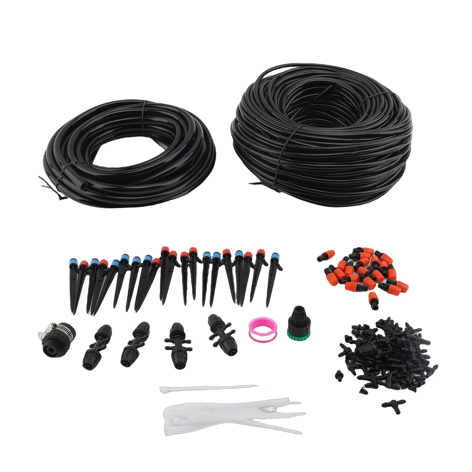 Drip Irrigation System Kit PVC   Automatic Misting Drip Irrigation Sprinkl  Kit for Garden Greenhouse Lawn