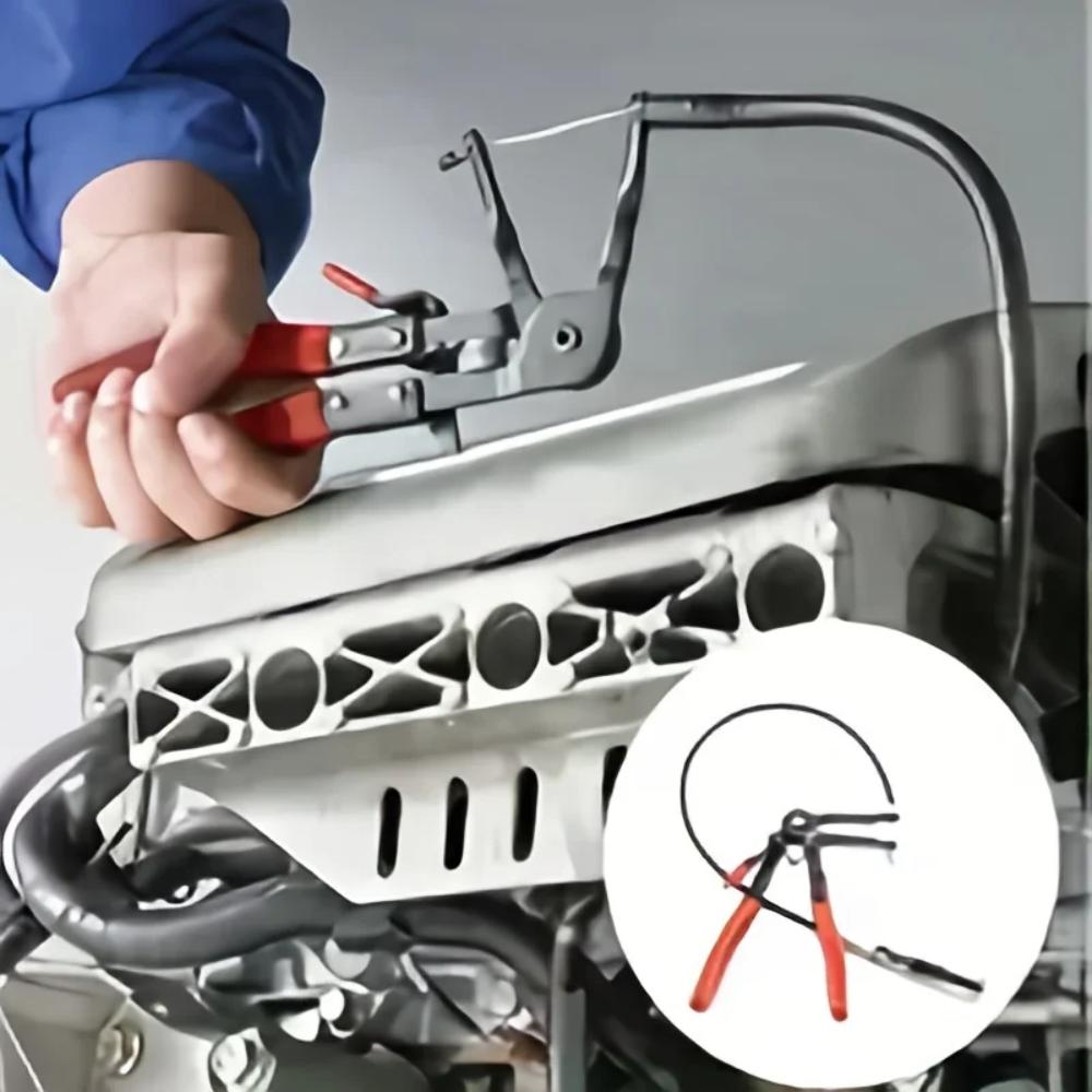 Bendable Hose Clamp Cable Type Flexible Cable Automatic Hose Clamp Straight Hose Bundle Removal Automatic Service Tool