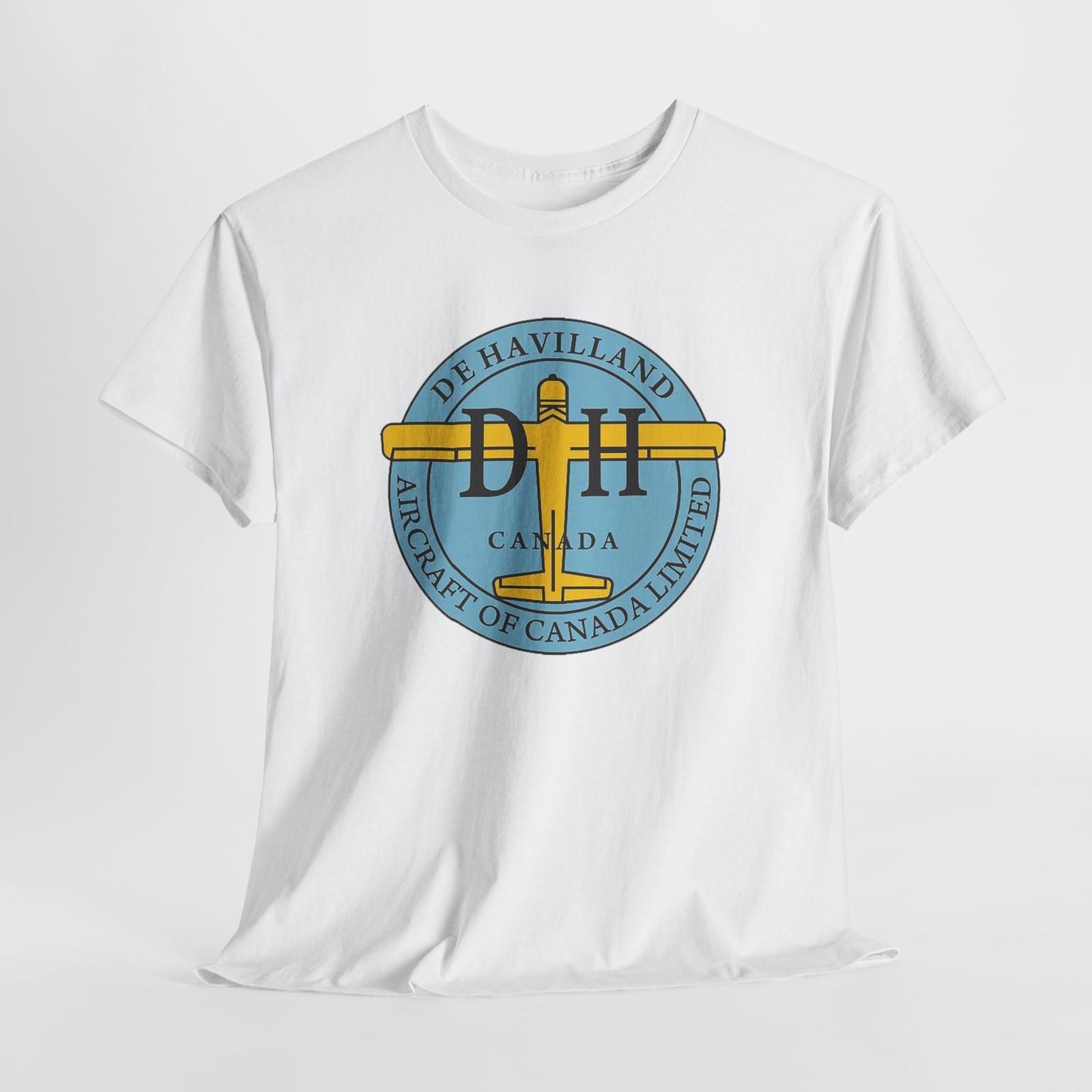 Vintage Aircraft Unisex T-Shirt Mens Womens Tees Top Tee, De Havilland Canda Aviation Shirt, Airplane Lover 3XL