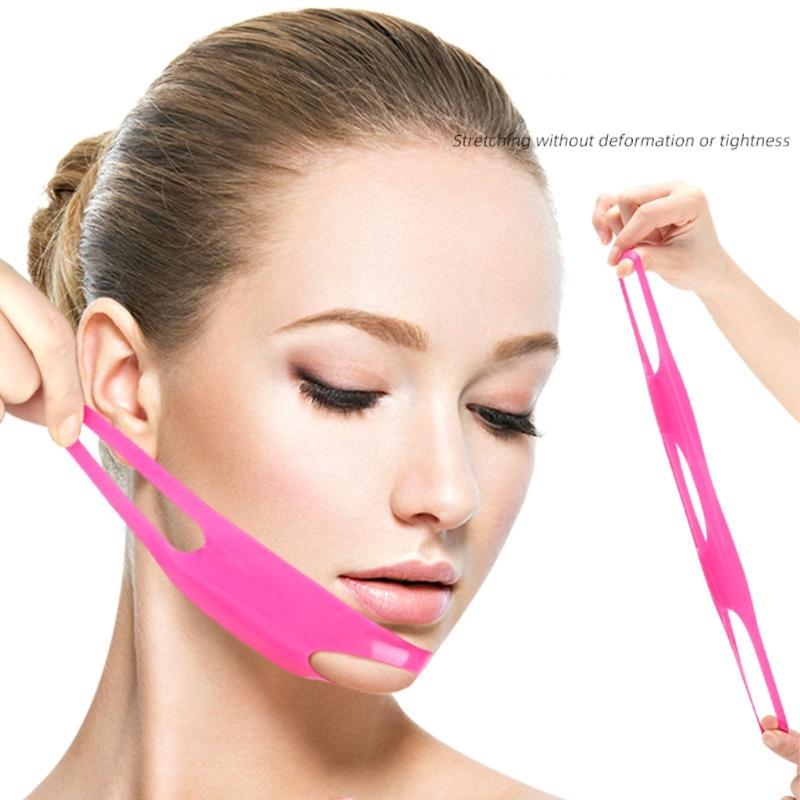 V Line Lifting Mask Chins Strap for Sleepings Face Lifting Belts V Shape Slimming Face Mask Double Chins Reducer Womens