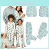 Pijamas de Algodão Confortáveis e Macios para Combinar em Família para Mamãe, Papai e Crianças em Estilo Outonal
