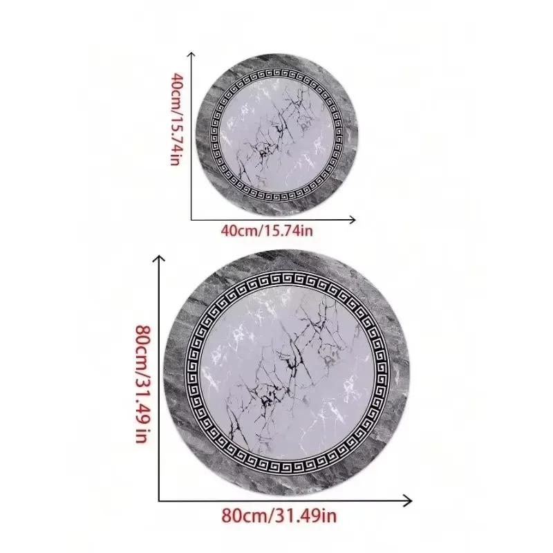 European pastoral style comfortable round carpet Colorful floral bohemian farmhouse decorative Rugs Bathroom anti-slip door mat