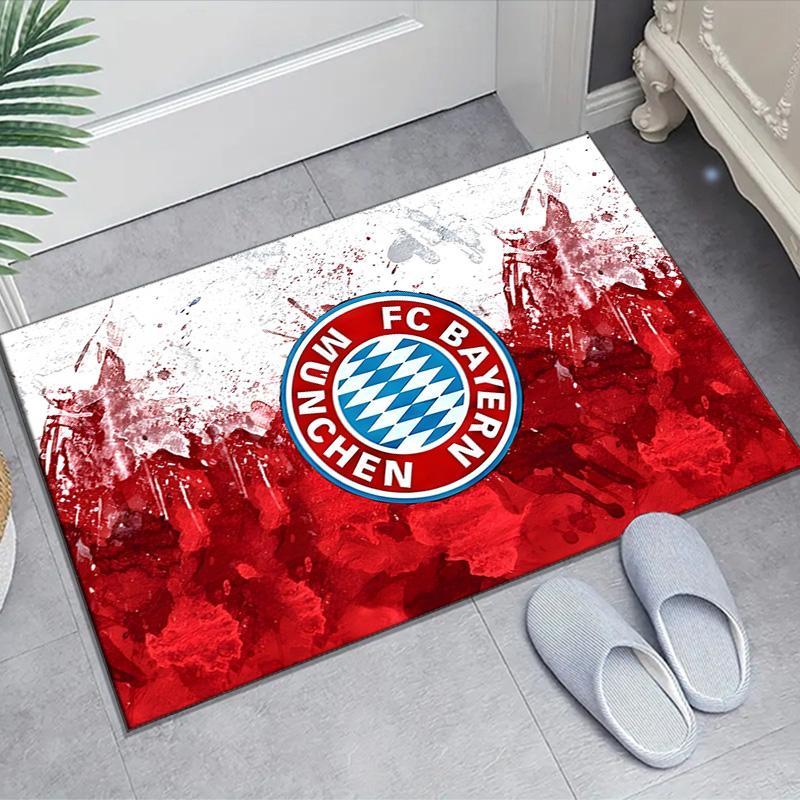 Bayern Munich Design Area Rug - Non-Slip, Soft & Cozy Floor Mat for Living Room, Bedroom, Office - Indoor/Outdoor Decorative Carpet