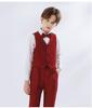 Boys' Academy Style Solid Color Vest for Formal Events and Page Boys