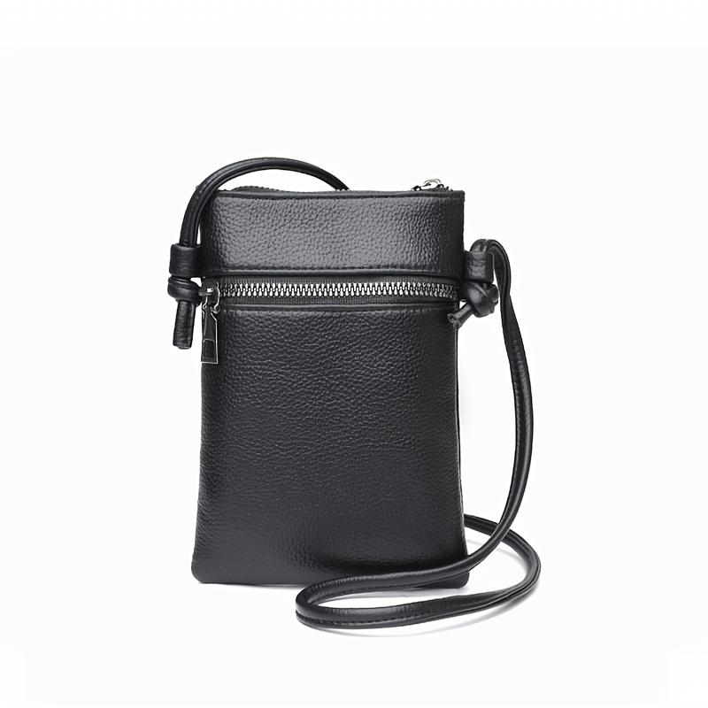 Minimalist Solid Color Design for Women, Portable Phone Bag Trendy And Versatile, Crossbody Bag Coin Purse