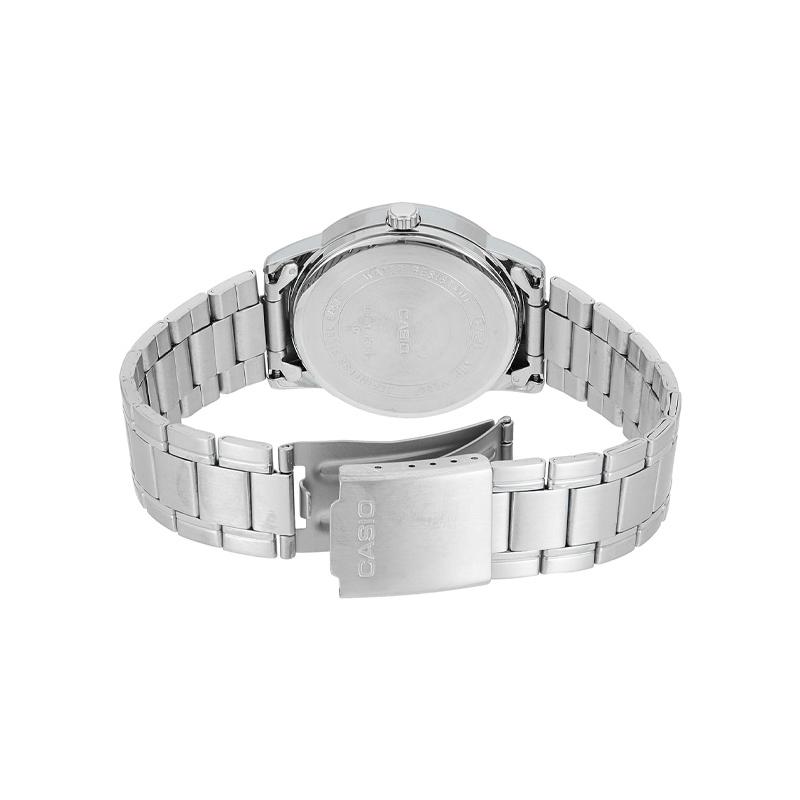 Casio CASIOSTANDARD series retro sports trend quartz movement stainless steel strap Japanese and Korean watch men's watch silver dial MTP-V002D-7BUDF