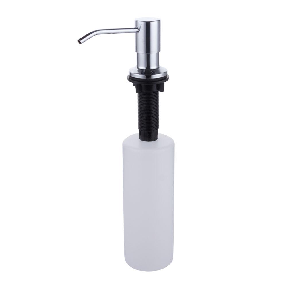 Custom 500ml Kitchen Manual Black Hand Dish Soap Dispenser Stainless Steel for Kitchen Sink Factory in China