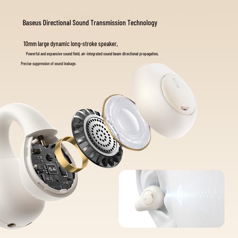 

Baseus 1i Ring Open-Ear Clip-On Sports Earphones