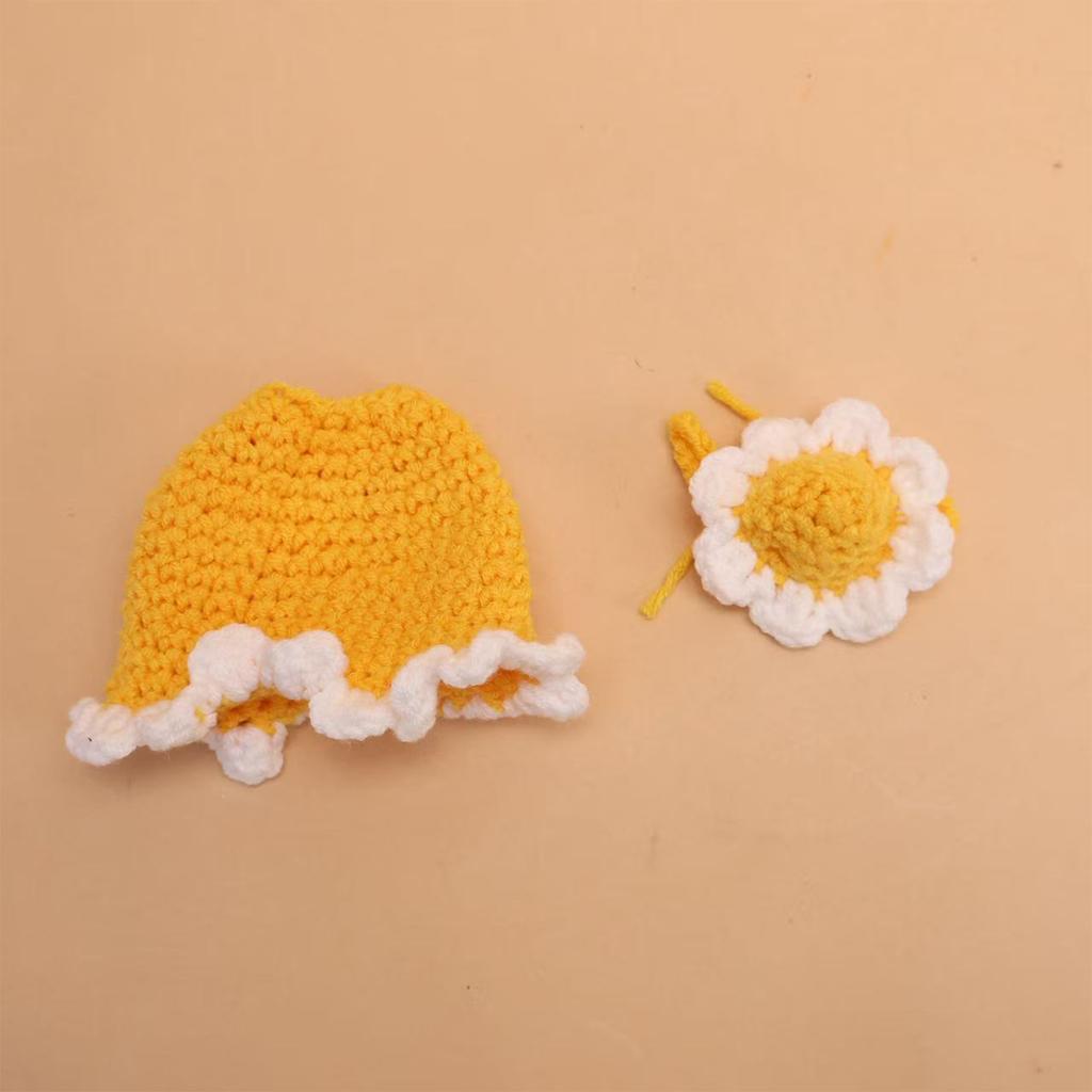 Desktop Mini Goose Outfit Statue Cute Creative Porch Goose Clothes Sunflower Clothing Set Garden Porch Decor