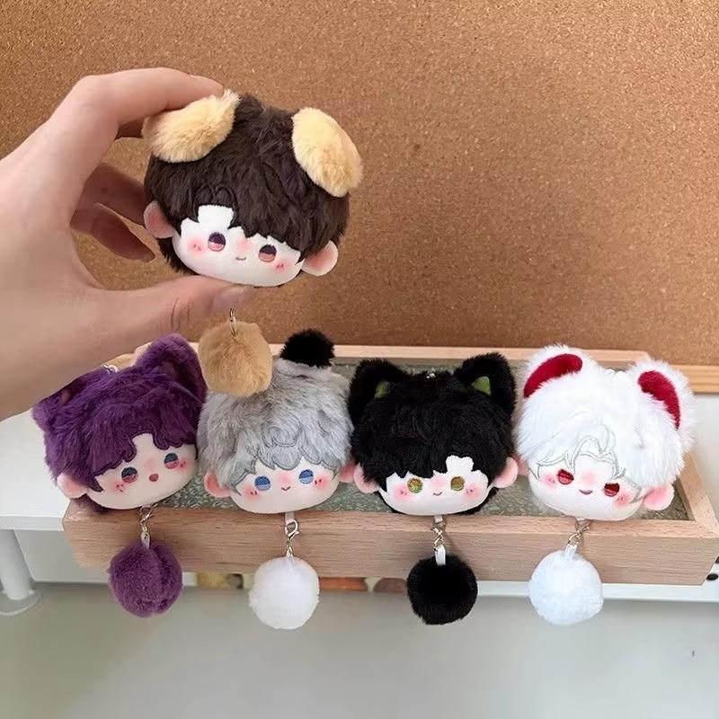 Game Love and Deepspace Xavier Sylus Rafayel Cosplay Keychain Plush Figure Doll Keyring Key Chain Bag Backpack Pendant Prop Gift