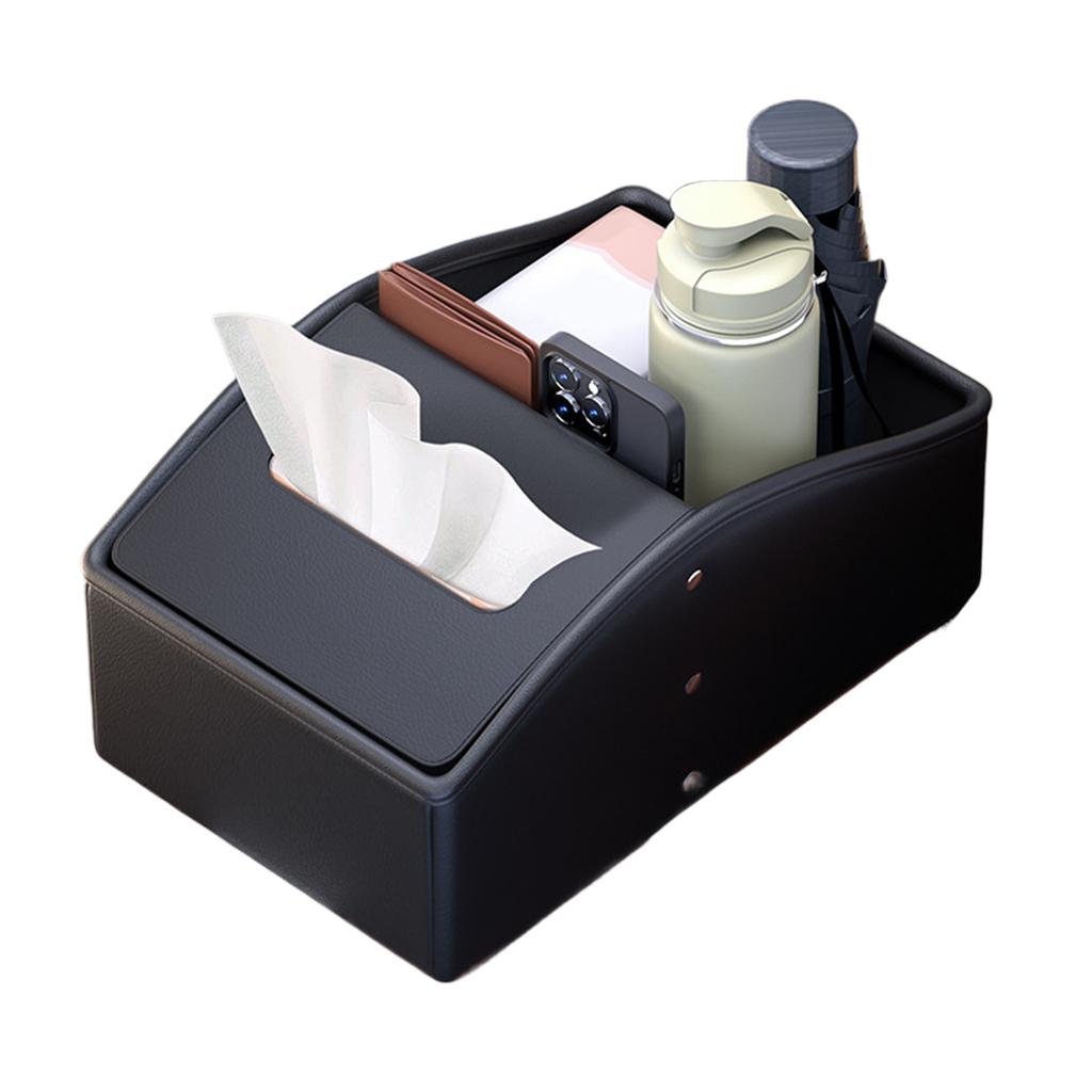 Car Armrest Storage Solution with Anti Slip Base Convenient Car Armrest Organizers for Secure Placement During Travel